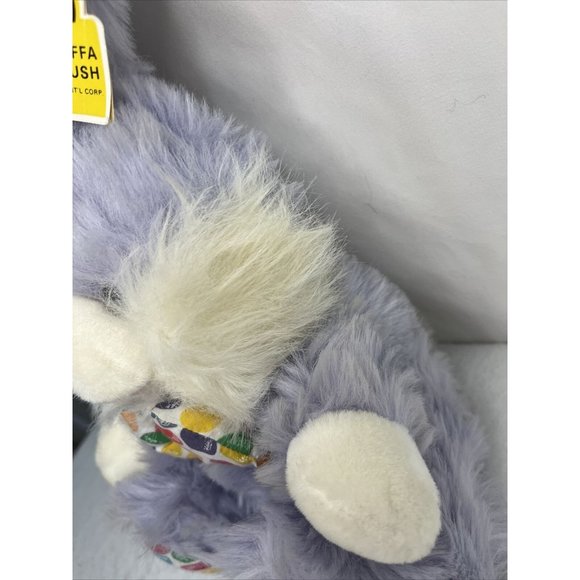 Goffa Purple Rabbit Plush Jellybean Bowtie with Tag 16 in - Picture 7 of 16